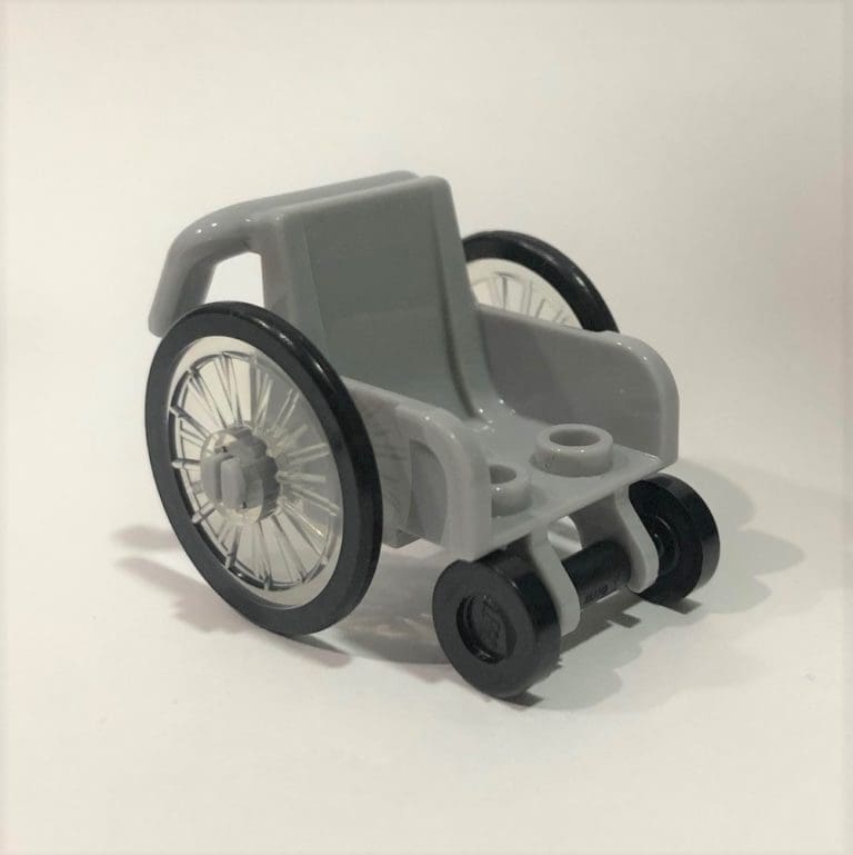 LEGO Wheelchair - Back Up